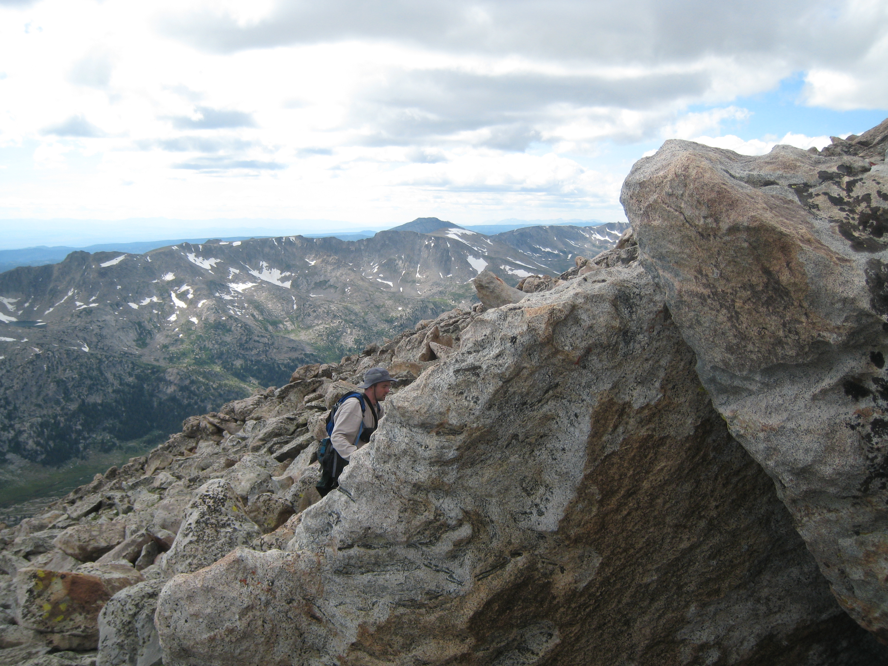 2009 Wind River Trip - Day 3 - Climbing Mount Victor